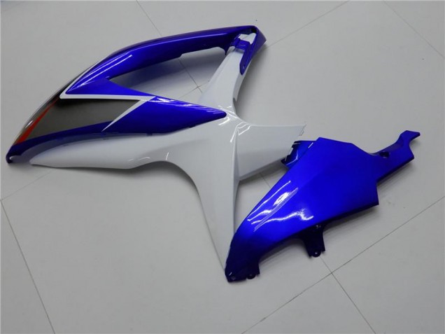 08-10 White Blue Suzuki GSXR 600/750 Motorcycle Fairings 08-10 White Blue Suzuki GSXR 600/750 Motorcycle Fairings