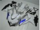 08-10 White Silver Blue Suzuki GSXR 600/750 Motorcycle Fairings 08-10 White Silver Blue Suzuki GSXR 600/750 Motorcycle Fairings