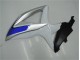 08-10 White Silver Blue Suzuki GSXR 600/750 Motorcycle Fairings 08-10 White Silver Blue Suzuki GSXR 600/750 Motorcycle Fairings