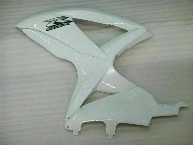 08-10 White Suzuki GSXR 600/750 Motorcycle Fairing 08-10 White Suzuki GSXR 600/750 Motorcycle Fairing