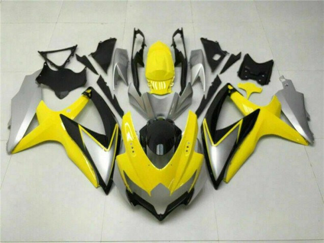08-10 Yellow Suzuki GSXR 600/750 Motorcycle Fairings 08-10 Yellow Suzuki GSXR 600/750 Motorcycle Fairings