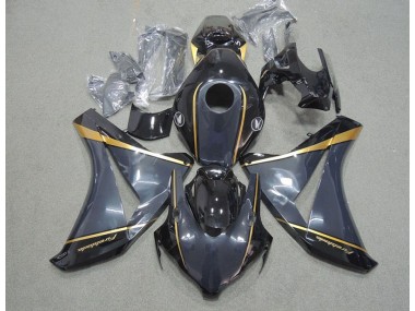 08-11 Black Gold Fireblade Honda CBR1000RR Motorcycle Fairings