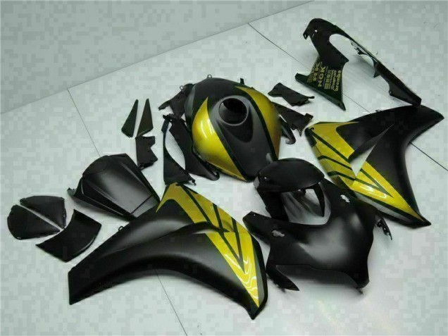 08-11 Black Gold Honda CBR1000RR Motorcycle Fairings 08-11 Black Gold Honda CBR1000RR Motorcycle Fairings
