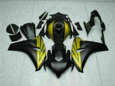 08-11 Black Gold Honda CBR1000RR Motorcycle Fairings