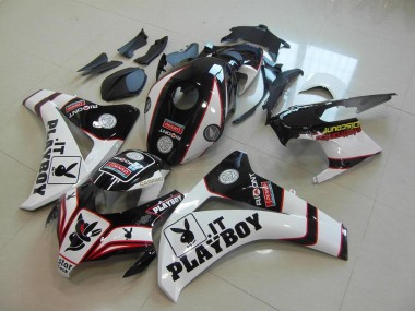 08-11 Black Playboy Honda CBR1000RR Motorcycle Fairings