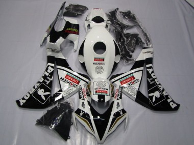08-11 Black White Denso Playboy Honda CBR1000RR Motorcycle Fairings