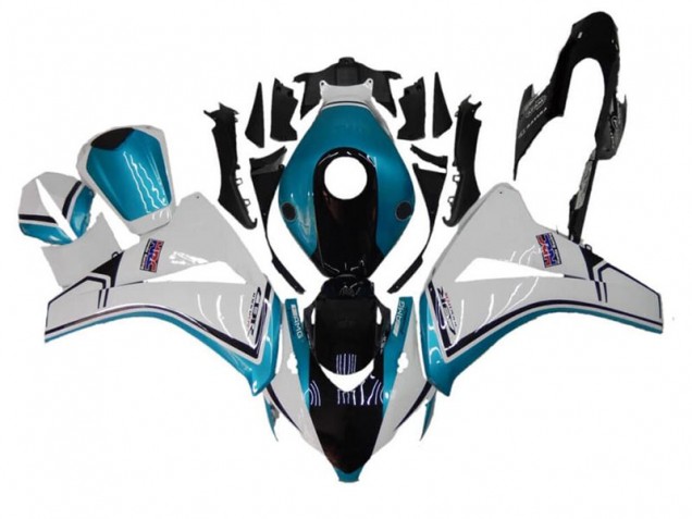 08-11 Blue White Black Honda CBR1000RR Motorcycle Fairings 08-11 Blue White Black Honda CBR1000RR Motorcycle Fairings