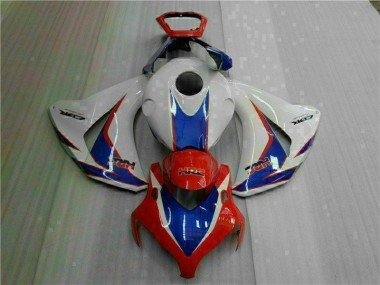 08-11 Blue White Honda CBR1000RR Motorcycle Fairing