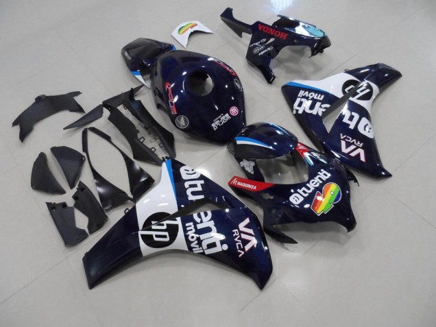 08-11 Dark Blue HP Honda CBR1000RR Motorcycle Fairings 08-11 Dark Blue HP Honda CBR1000RR Motorcycle Fairings