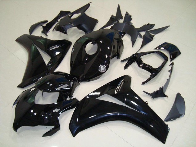 08-11 Glossy Black Chrome Decals Honda CBR1000RR Motorcycle Fairings 08-11 Glossy Black Chrome Decals Honda CBR1000RR Motorcycle Fairings