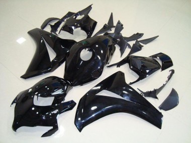 08-11 Glossy Black Honda CBR1000RR Motorcycle Fairings