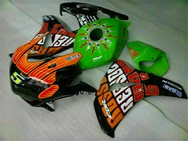 08-11 Green Orange Honda CBR1000RR Motorcycle Fairings