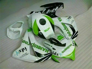 08-11 Green White Honda CBR1000RR Motorcycle Fairing