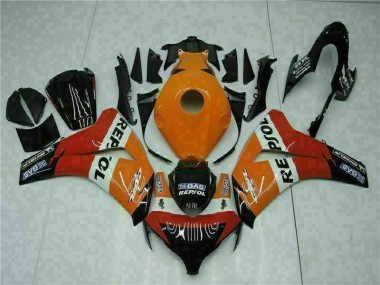 08-11 Orange Repsol Honda CBR1000RR Full Motorcycle Fairing Kits