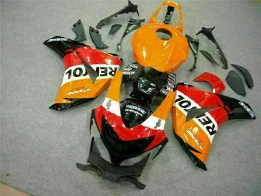 08-11 Orange Repsol Honda CBR1000RR Motorcycle Fairing Kits