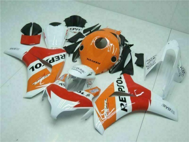 08-11 Orange Repsol Honda CBR1000RR Motorcycle Fairing 08-11 Orange Repsol Honda CBR1000RR Motorcycle Fairing