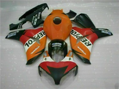 08-11 Orange Repsol Honda CBR1000RR Motorcycle Fairings