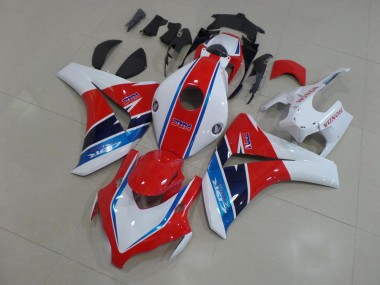08-11 Red White Blue HRC Honda CBR1000RR Motorcycle Fairing
