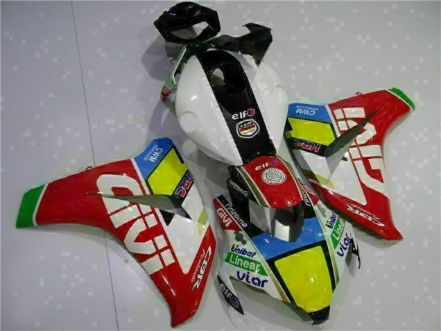 08-11 Red White Honda CBR1000RR Motorcycle Fairing & Bodywork 08-11 Red White Honda CBR1000RR Motorcycle Fairing & Bodywork