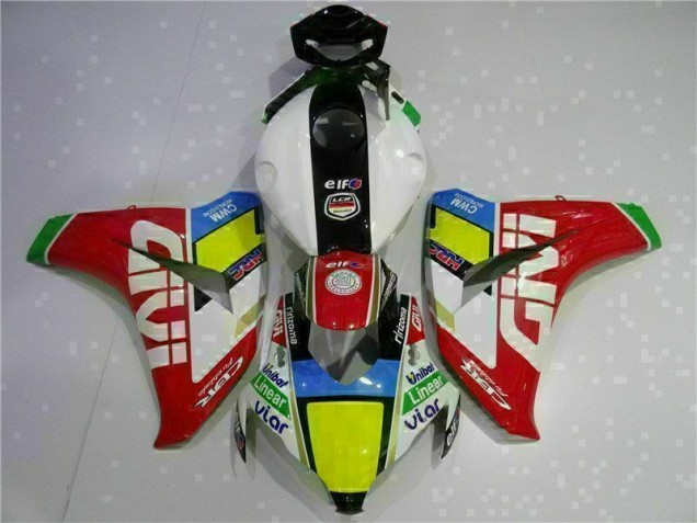 08-11 Red White Honda CBR1000RR Motorcycle Fairing & Bodywork 08-11 Red White Honda CBR1000RR Motorcycle Fairing & Bodywork