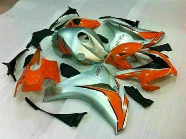 08-11 Silver Orange Honda CBR1000RR Motorcycle Fairings 08-11 Silver Orange Honda CBR1000RR Motorcycle Fairings