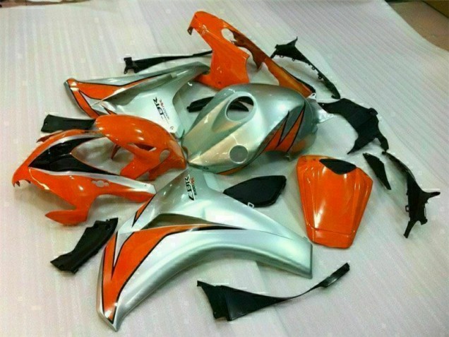 08-11 Silver Orange Honda CBR1000RR Motorcycle Fairings 08-11 Silver Orange Honda CBR1000RR Motorcycle Fairings