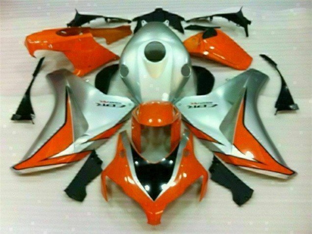 08-11 Silver Orange Honda CBR1000RR Motorcycle Fairings 08-11 Silver Orange Honda CBR1000RR Motorcycle Fairings
