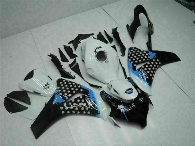 08-11 White Black Honda CBR1000RR Full Motorcycle Fairing Kits