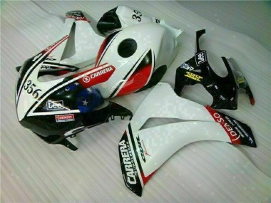 08-11 White Black Honda CBR1000RR Motorcycle Fairings