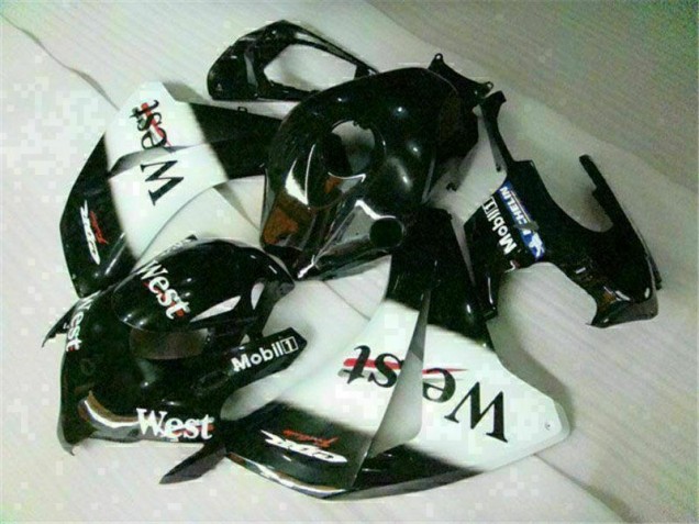 08-11 White Black West Honda CBR1000RR Motorcycle Fairings