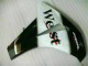 08-11 White Black West Honda CBR1000RR Motorcycle Fairings