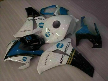 08-11 White Blue Honda CBR1000RR Motorcycle Fairing