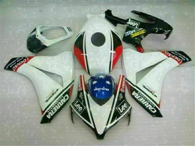 08-11 White Honda CBR1000RR Motorcycle Fairing Kits