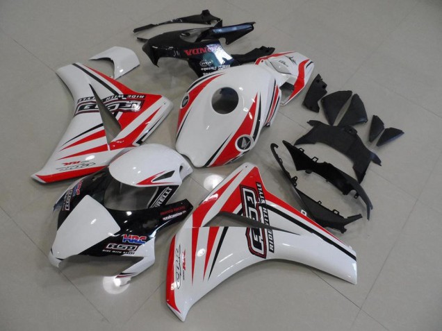 08-11 White Red HRC Honda CBR1000RR Motorcycle Fairings 08-11 White Red HRC Honda CBR1000RR Motorcycle Fairings