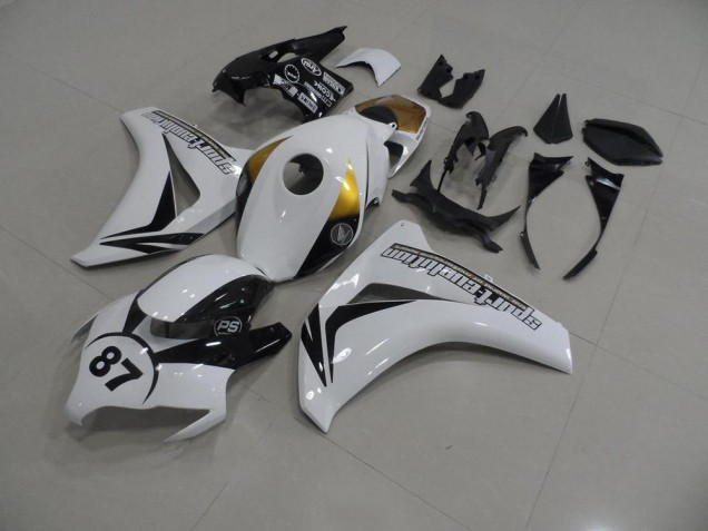 08-11 White and Black 87 Honda CBR1000RR Motorcycle Fairings 08-11 White and Black 87 Honda CBR1000RR Motorcycle Fairings