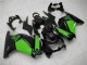 08-12 Black Green Ninja Kawasaki EX250 Motorcycle Fairings
