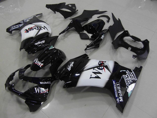 08-12 Black West Kawasaki ZX250R Motorcycle Fairings 08-12 Black West Kawasaki ZX250R Motorcycle Fairings