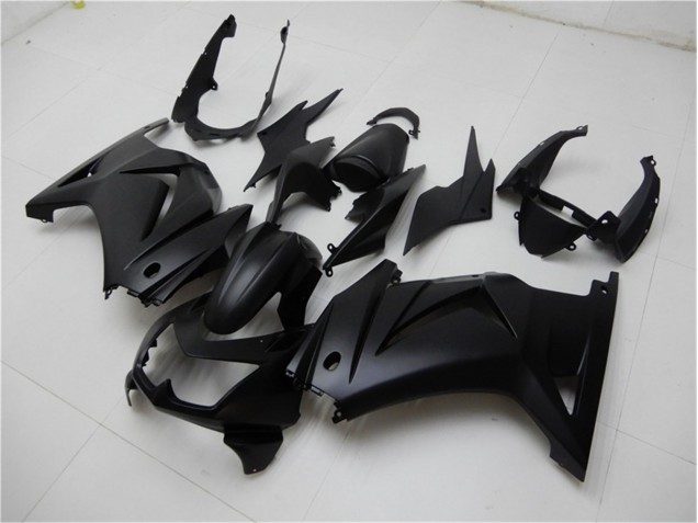 08-12 Matte Black Kawasaki EX250 Motorcycle Fairings