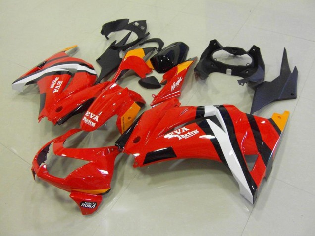 08-12 Red Black Kawasaki ZX250R Motorcycle Fairing 08-12 Red Black Kawasaki ZX250R Motorcycle Fairing
