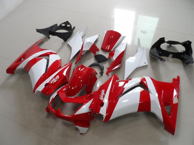 08-12 Red White Kawasaki ZX250R Motorcycle Fairings 08-12 Red White Kawasaki ZX250R Motorcycle Fairings