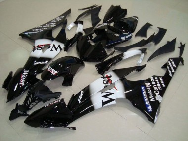 08-16 Black West Yamaha YZF R6 Motorcycle Fairings