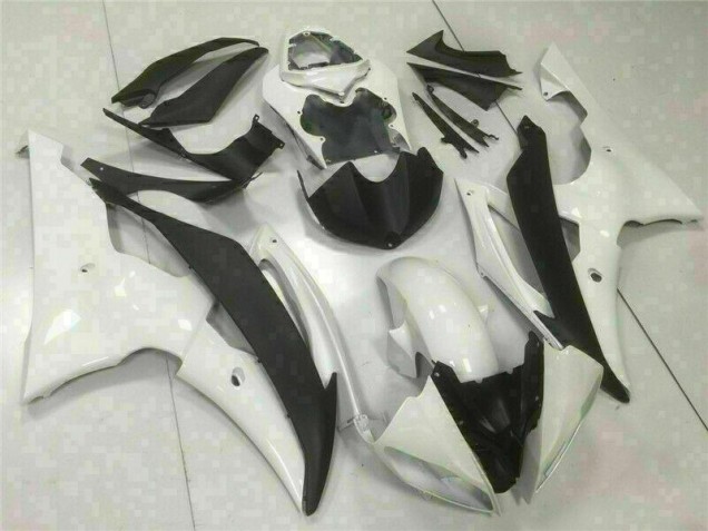 08-16 White Yamaha YZF R6 Motorcycle Fairings 08-16 White Yamaha YZF R6 Motorcycle Fairings