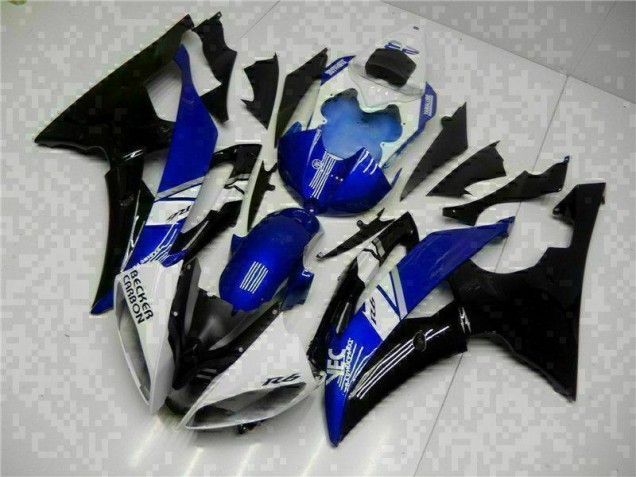 08-16 Blue Black Yamaha YZF R6 Full Motorcycle Fairing Kits 08-16 Blue Black Yamaha YZF R6 Full Motorcycle Fairing Kits