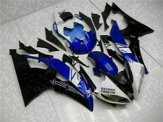 08-16 Blue Black Yamaha YZF R6 Full Motorcycle Fairing Kits 08-16 Blue Black Yamaha YZF R6 Full Motorcycle Fairing Kits