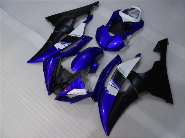 08-16 Blue Black Yamaha YZF R6 Motorcycle Fairing 08-16 Blue Black Yamaha YZF R6 Motorcycle Fairing