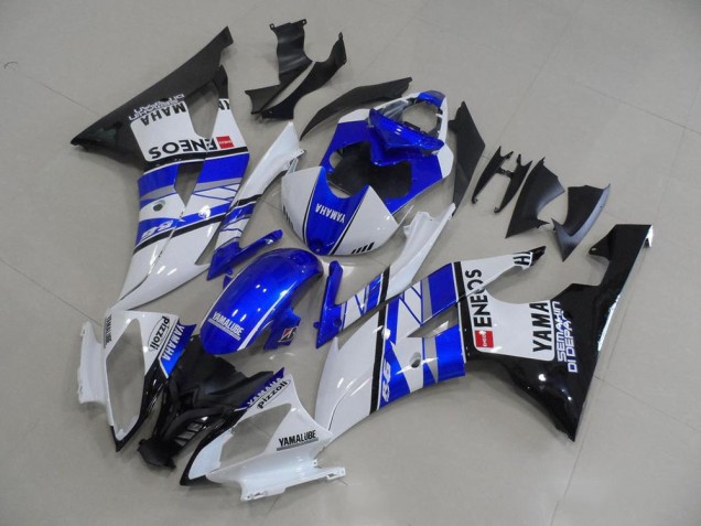 08-16 Blue Blue White ENEOS Yamaha YZF R6 Motorcycle Fairings 08-16 Blue Blue White ENEOS Yamaha YZF R6 Motorcycle Fairings