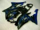 08-16 Blue Flame Black Yamaha YZF R6 Motorcycle Fairings 08-16 Blue Flame Black Yamaha YZF R6 Motorcycle Fairings