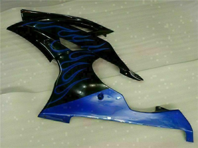 08-16 Blue Flame Black Yamaha YZF R6 Motorcycle Fairings 08-16 Blue Flame Black Yamaha YZF R6 Motorcycle Fairings