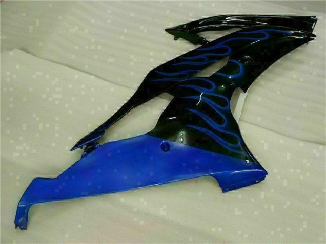 08-16 Blue Flame Black Yamaha YZF R6 Motorcycle Fairings 08-16 Blue Flame Black Yamaha YZF R6 Motorcycle Fairings