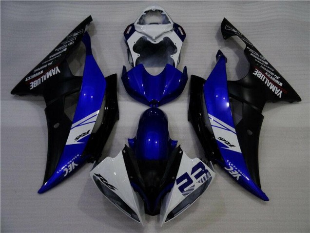 08-16 Blue White Black YEC 23 Yamaha YZF R6 Motorcycle Fairings 08-16 Blue White Black YEC 23 Yamaha YZF R6 Motorcycle Fairings